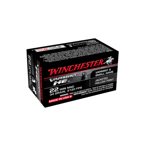 Winchester Supreme 22WMR 34gr JHP 50pk
