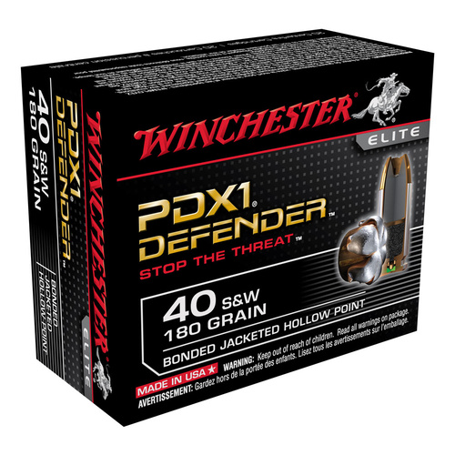 Winchester PDX1 40S&W 180gr Bonded 20pk