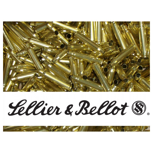 Sellier & Bellot Unprimed Cases / Brass 9mm Luger - 50pk