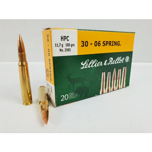 Sellier & Bellot 30-06 Springfield 180gr HPC 20pk