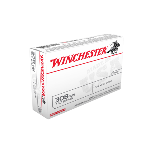 Winchester Whitebox 308Win 147 Gr. FMJ (Full Metal Jacket) 20 Pack
