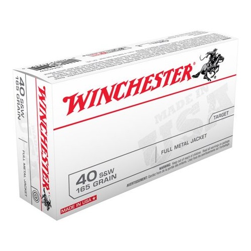 Winchester Value Pack 40S&W 165gr FMJ FN 50pk