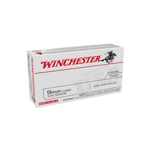 Winchester USA Value Pack 9MM 125gr LRN - 50pk