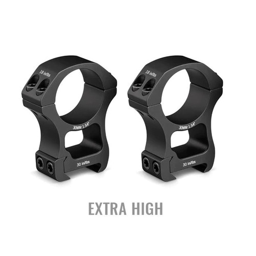 Vortex Pro 30mm Rings (Set of 2) Extra High