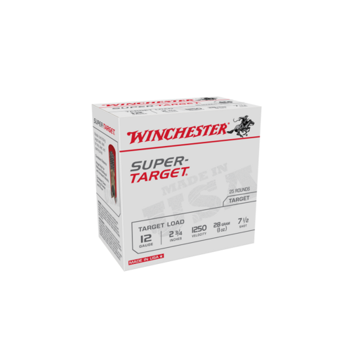 Winchester Super Target 12ga 1250fps 7.5 2-3/4" 28gm - 25 pk