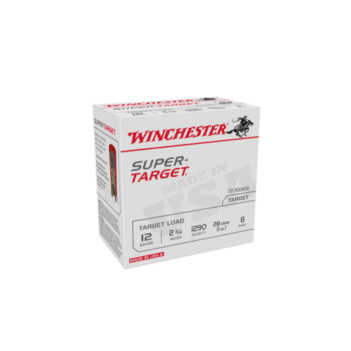 Winchester Super Target 12ga 1290fps 8 2-3/4" 28gm - 25pk