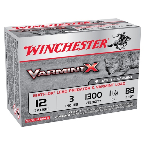 Winchester Varmint X 12ga BB 3in 10pk