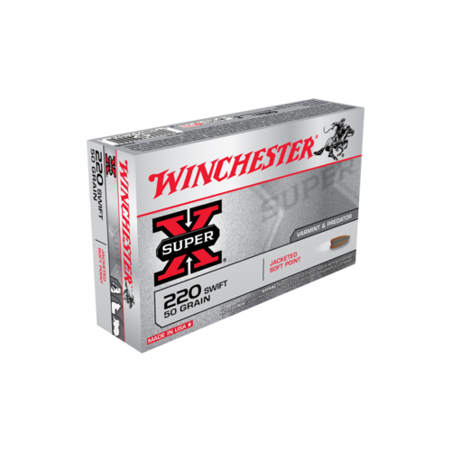 Winchester Super X 220Swift 50 Gr. PSP 20 Pack