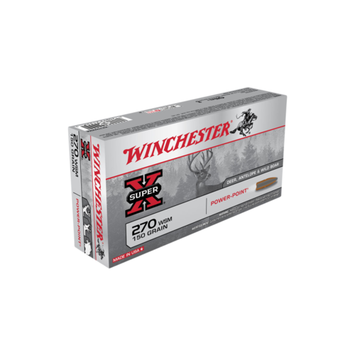 Winchester Super X 270WSM 150 Gr. Power Point 20 Pack