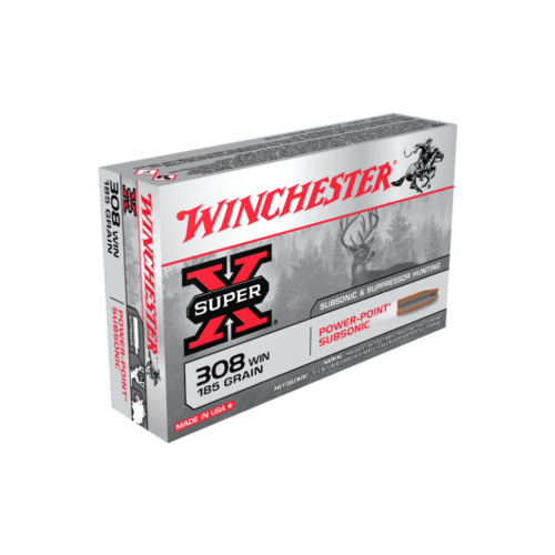 Winchester Super X 308Win 185 Gr. Subsonic 20 Pack
