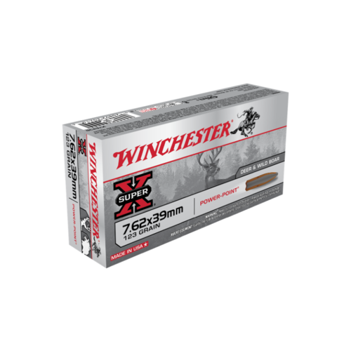 Winchester Super X 7.62x39mm 123 Gr. SP 20 Pack