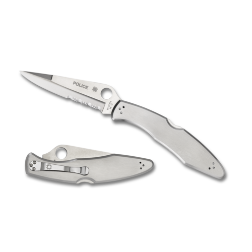 Spyderco Police Stainless - Combo Blade