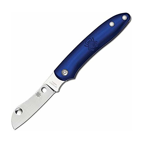 Spyderco Roadie Lightweight Blue Plain Blade