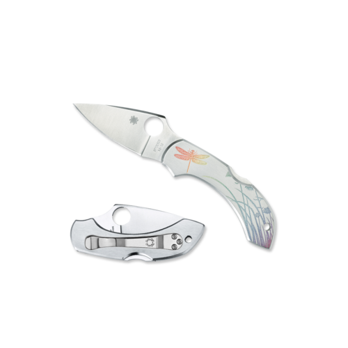 Spyderco Dragonfly Stainless Tattoo Plain Blade