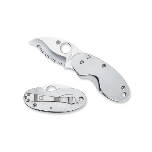 Spyderco Cricket Stainless -Serrated blade