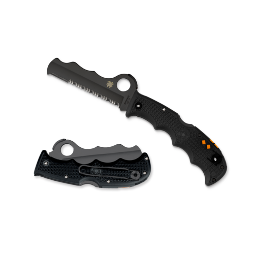 Spyderco Assist Lightweight Black - Black Blade/Carbide Tip