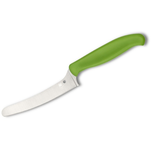 Spyderco Z-Cut Kitchen Knife Blunt Tip Lightweight Green