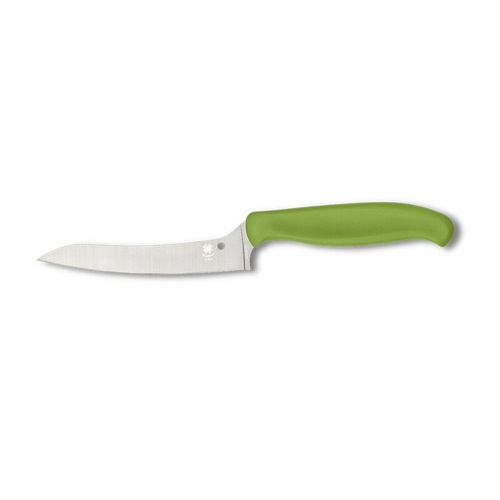 Spyderco Z-Cut Kitchen Knife Pointed Tip Lightweight Green