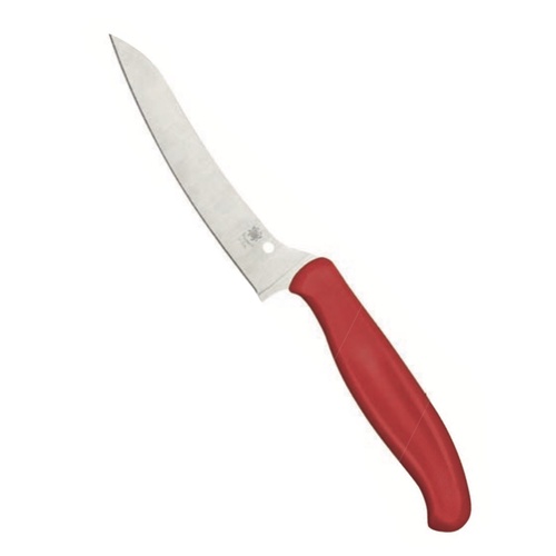Spyderco Z-Cut Kitchen Knife Pointed Tip Lightweight Red